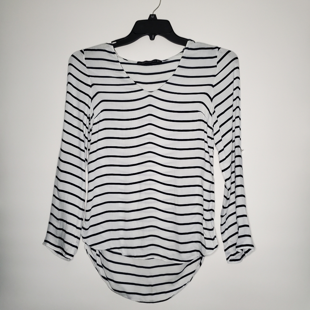 ZARA- Nautical Blouse- Women's- Size Small